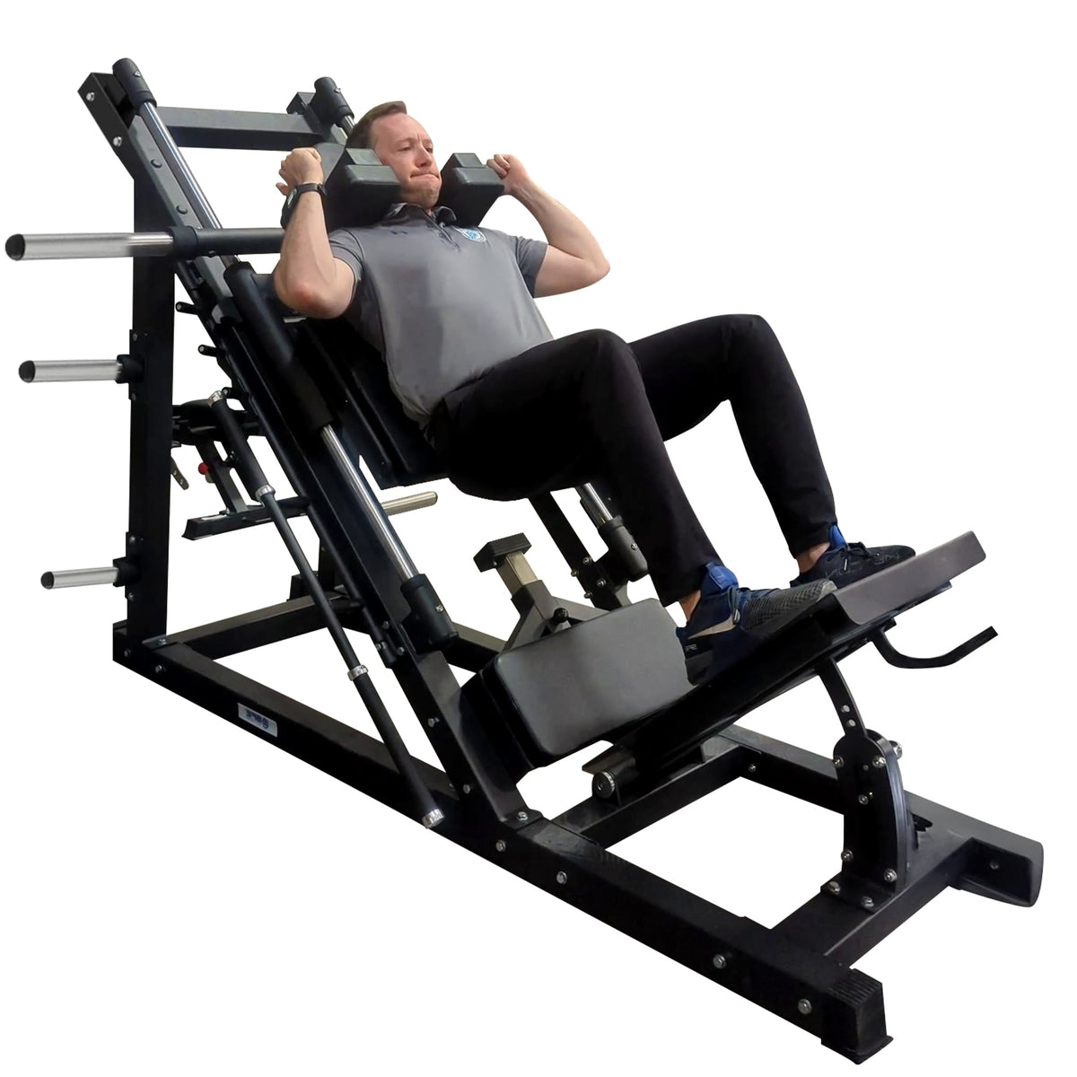 45° Plate-Loaded Leg Press & Hack Squat Combo Machine