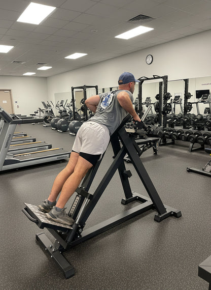 Adjustable Plate-Loaded T-Bar Row Machine