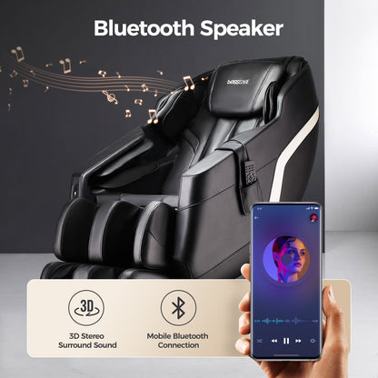 SL Track Full Body Massage Chair Recliner – Airbag Massage | PU Leather