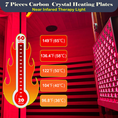 Two-Person Far Infrared Corner Sauna