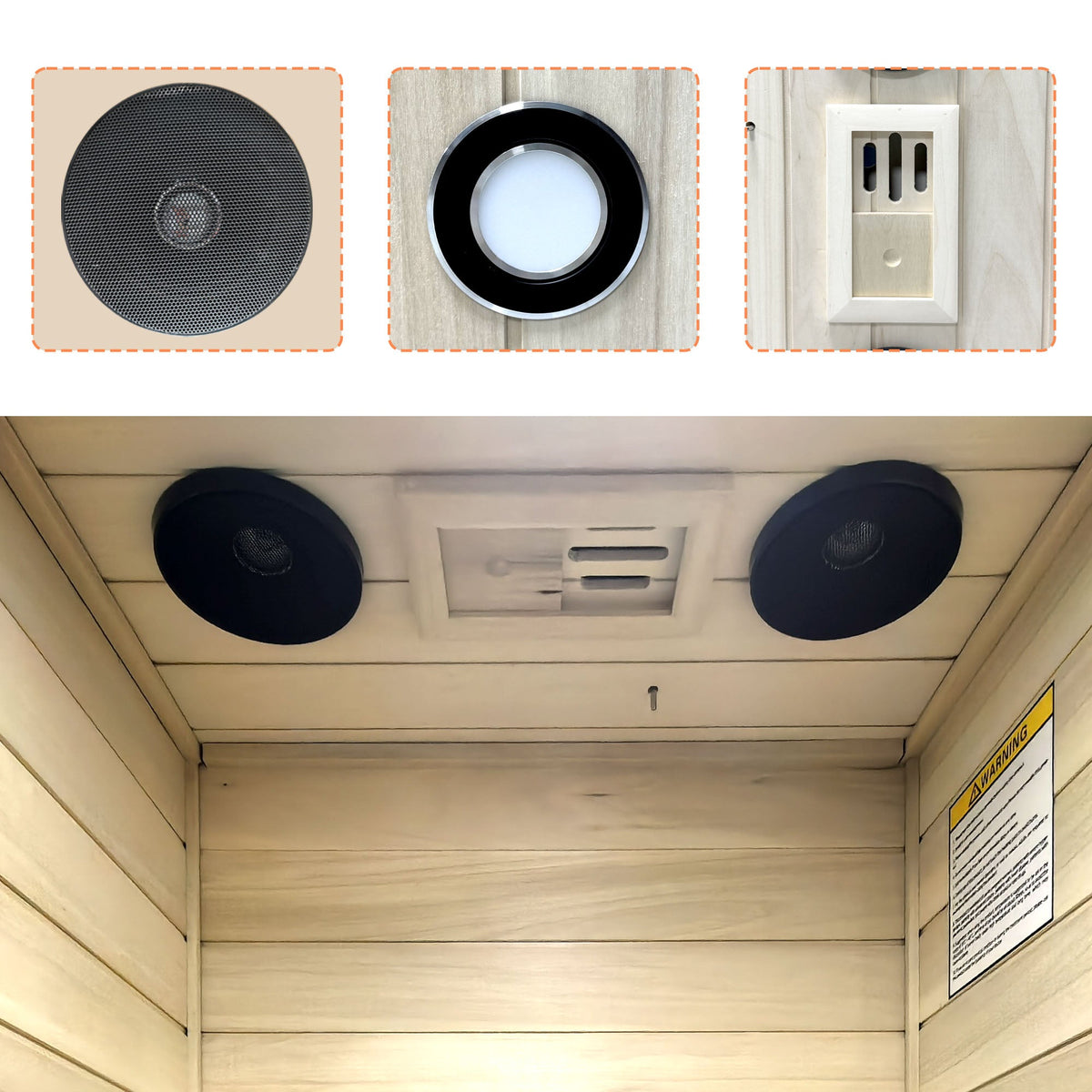 XY-909MB-L Far Infrared Sauna Room in European Aspen