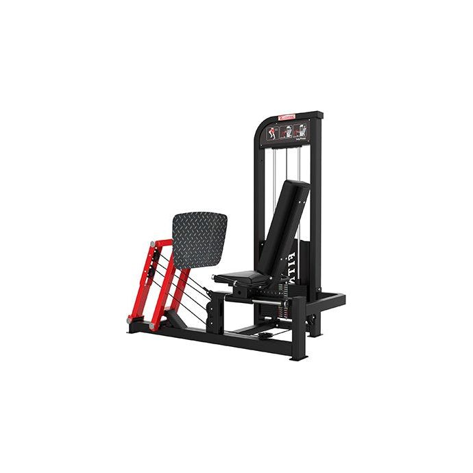 Selectorized Horizontal Leg Press with 250 lb Weight Stack