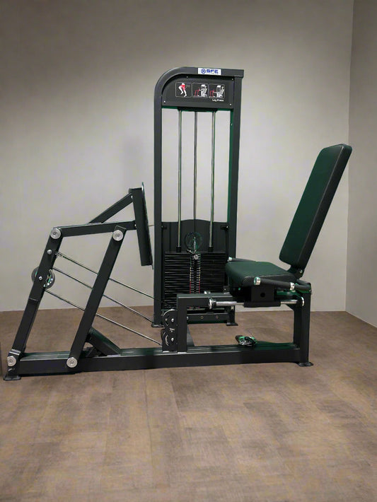 Selectorized Horizontal Leg Press with 250 lb Weight Stack