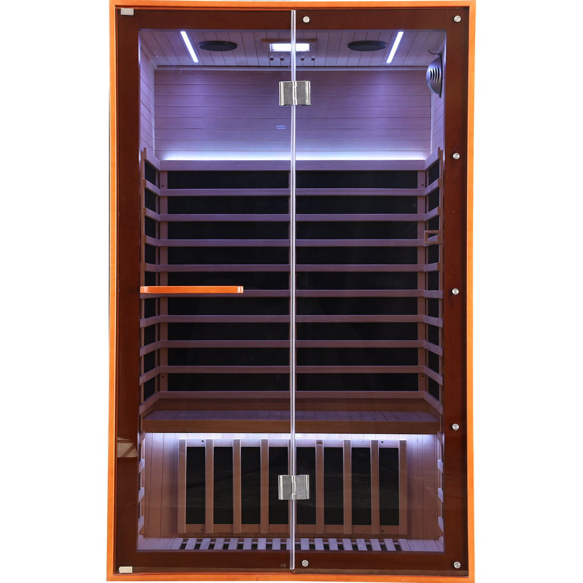 2-Person Home Infrared Sauna | Canadian Hemlock Wood | Carbon Heating Panels