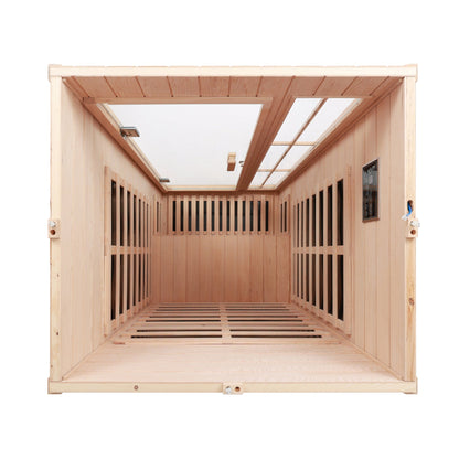 Deluxe One-Person Far Infrared Hemlock Sauna