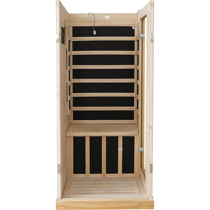 Single Person Indoor Sauna Room – Chilean Pine | 7 Carbon Heating Plates