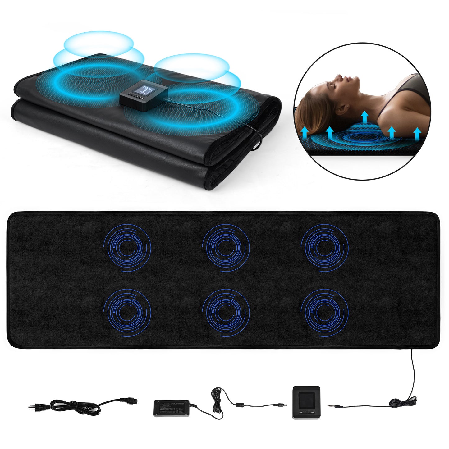 UTK PEMF Mat – Model H25P7-B | Adjustable Frequency Wellness Mat
