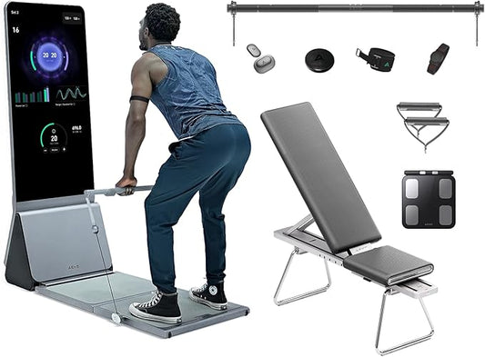 AEKE K1 Smart Home Gym with 43-Inch 4K Touchscreen