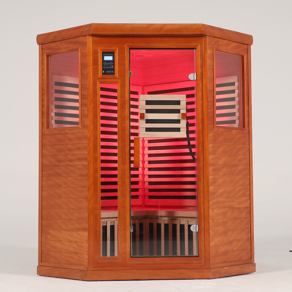 Two-Person Far Infrared Corner Sauna