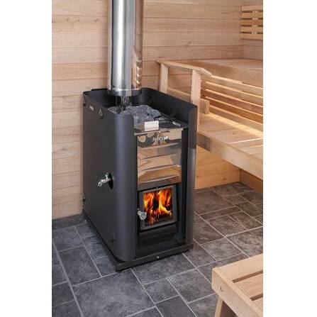 Harvia 20 ES Pro Wood-Burning Sauna Stove with Integrated Water Tank