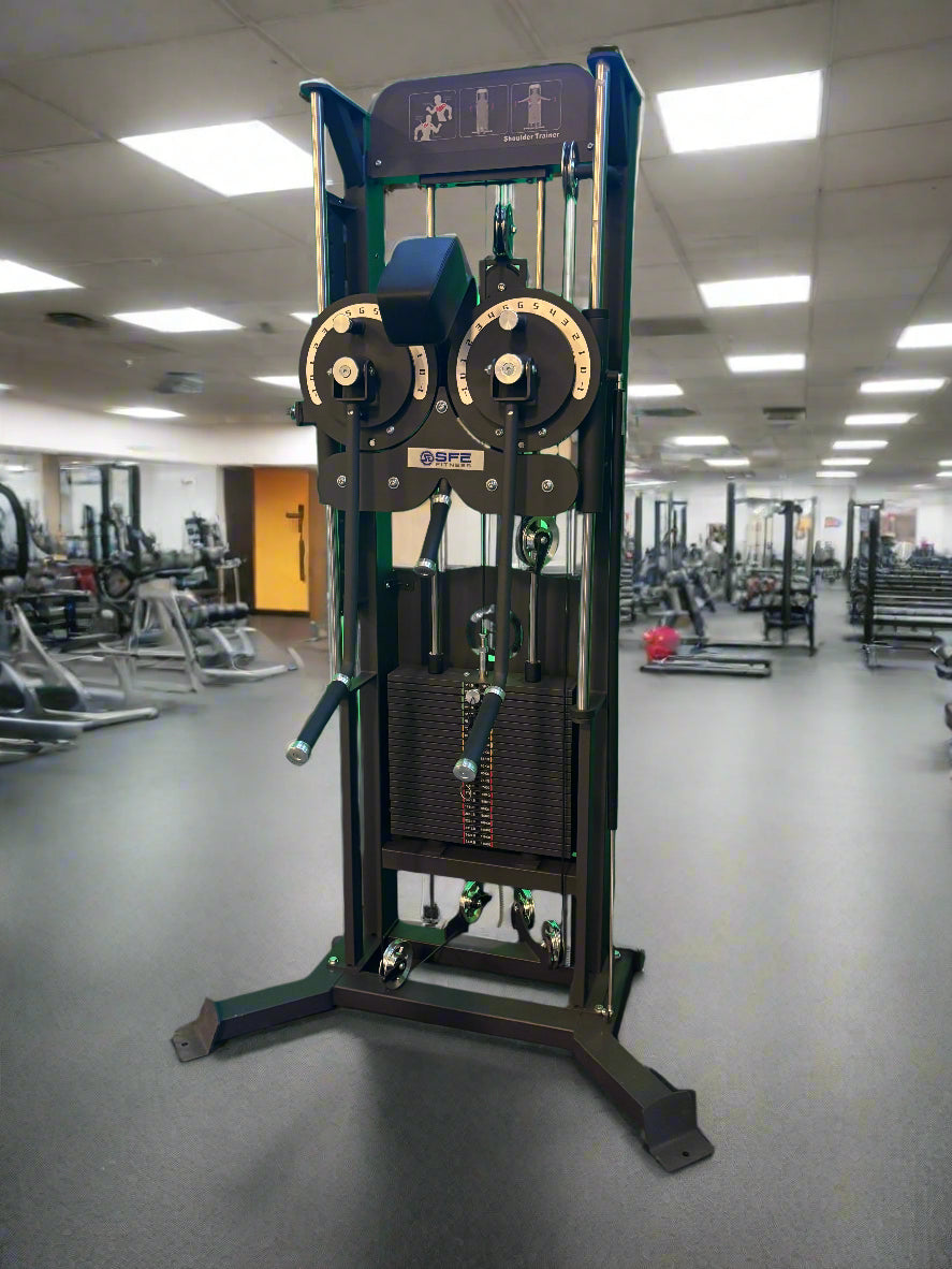 SFE Selectorized Standing Multi-Flight Shoulder & Chest Machine