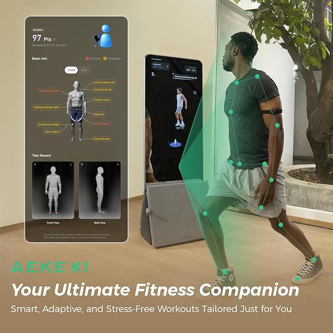 AEKE K1 Smart Home Gym with 43-Inch 4K Touchscreen