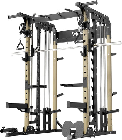 MAJOR FITNESS B52 Smith Machine Home Gym with Dual Pulleys