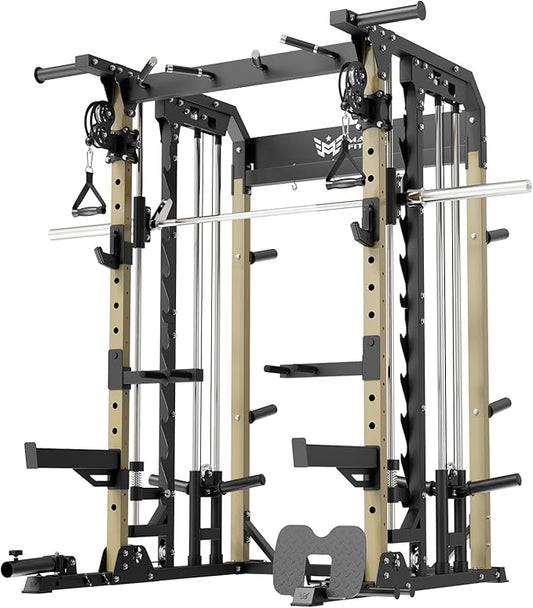 MAJOR FITNESS B52 Smith Machine Home Gym with Dual Pulleys