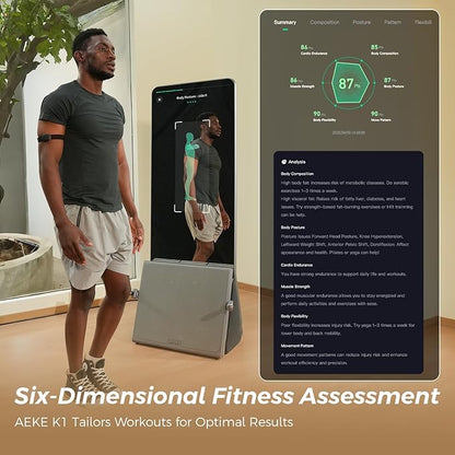 AEKE K1 Smart Home Gym with 43-Inch 4K Touchscreen