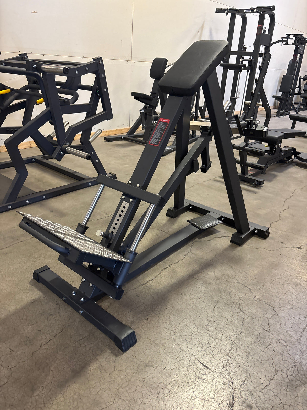 Adjustable Plate-Loaded T-Bar Row Machine