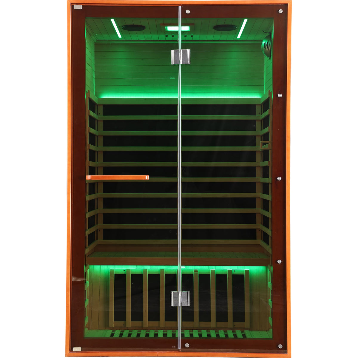 2-Person Home Infrared Sauna | Canadian Hemlock Wood | Carbon Heating Panels