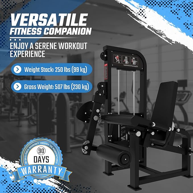 SFE Leg Extension & Prone Leg Curl Machine | 250 lb Stack