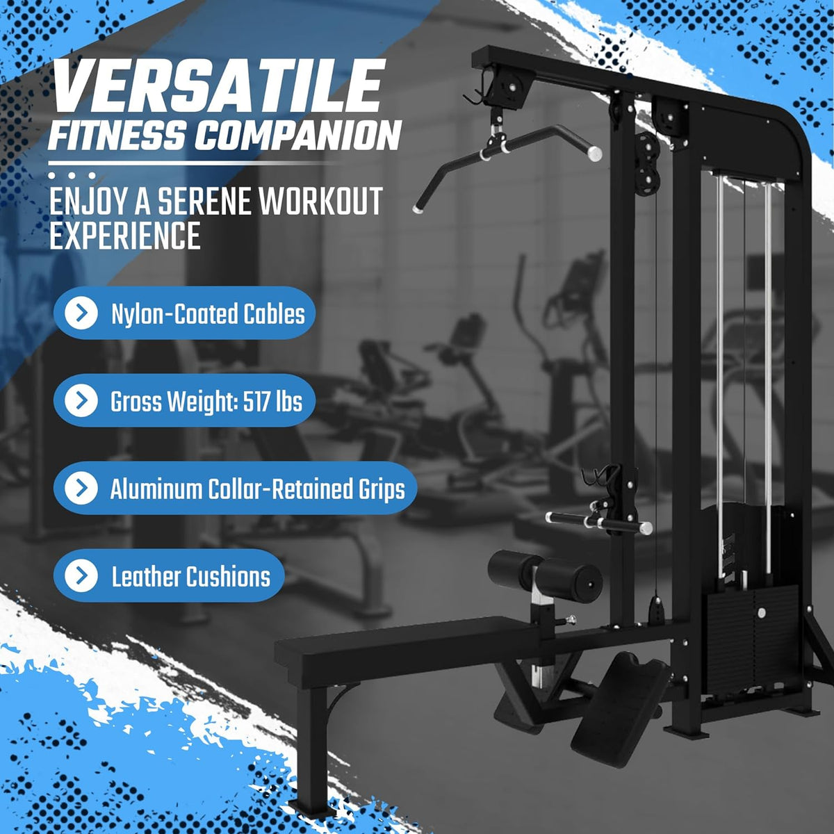 SFE Selectorized Lat Pulldown & Low Row Combo