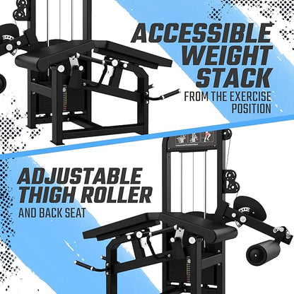 SFE Leg Extension & Prone Leg Curl Machine | 250 lb Stack