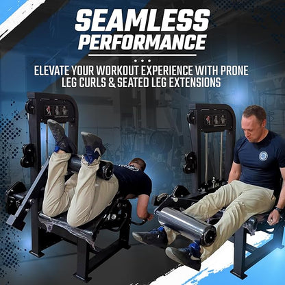 SFE Leg Extension & Prone Leg Curl Machine | 250 lb Stack