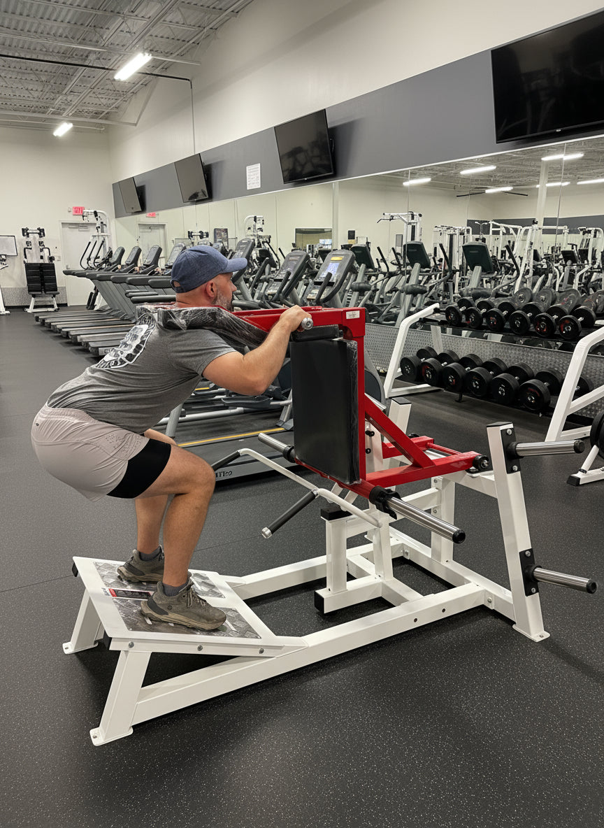 SFE Plate-Loaded Power Squat & Hack Squat Machine
