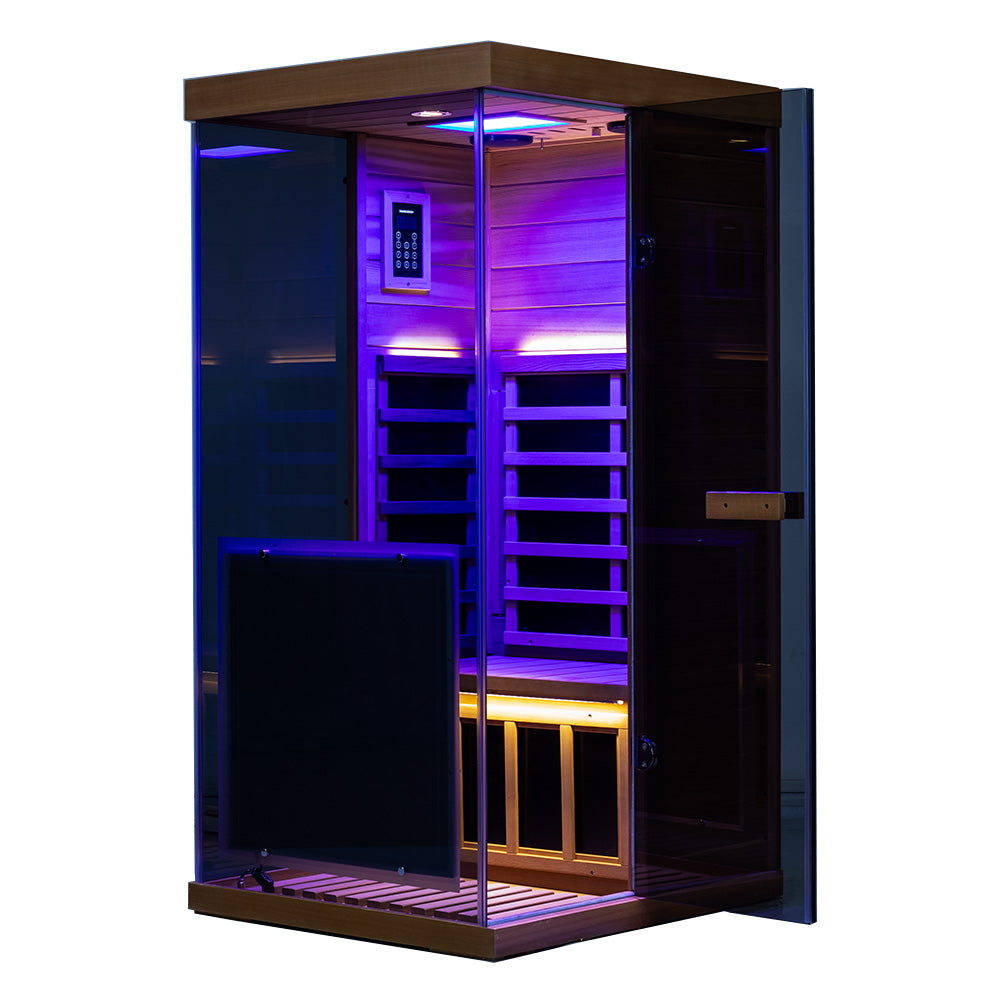 1 Person Infrared Sauna Wizzisaunas 909MRX (R/L)
