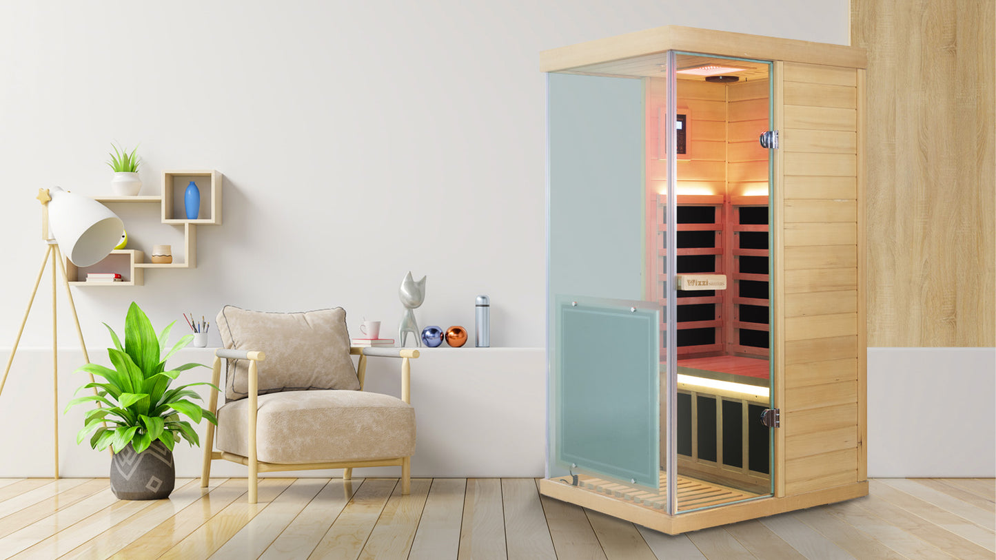 1 Person Infrared Sauna Wizzisaunas 909MHX (R/L)