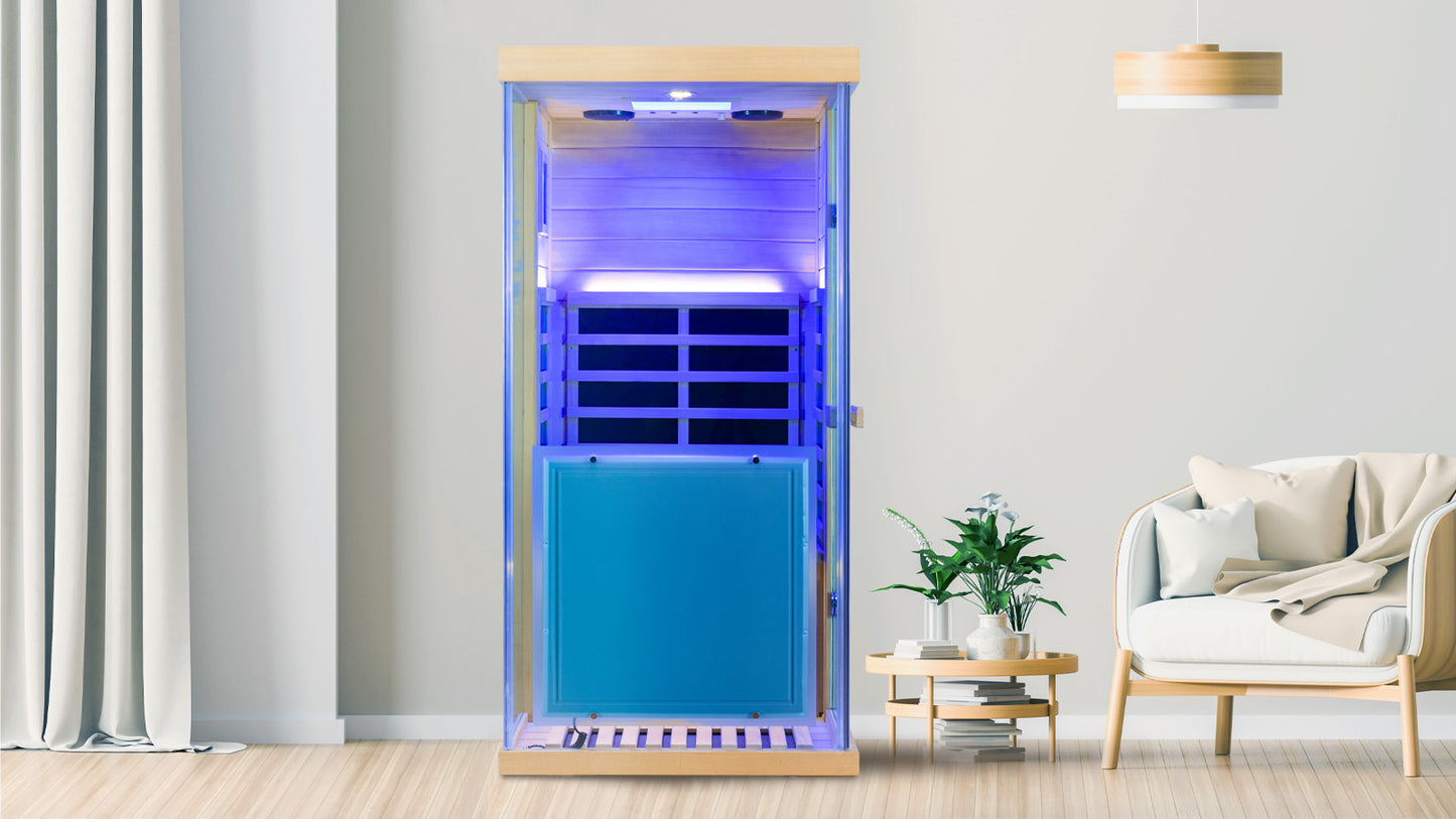 1 Person Infrared Sauna Wizzisaunas 909MHX (R/L)