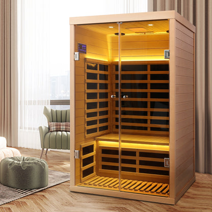 Luxury Indoor Far Infrared Sauna Room for Two