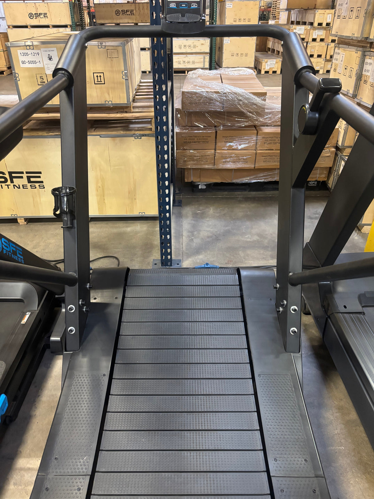 SFE Curved Air Runner Elite Pro Treadmill with Sled Push