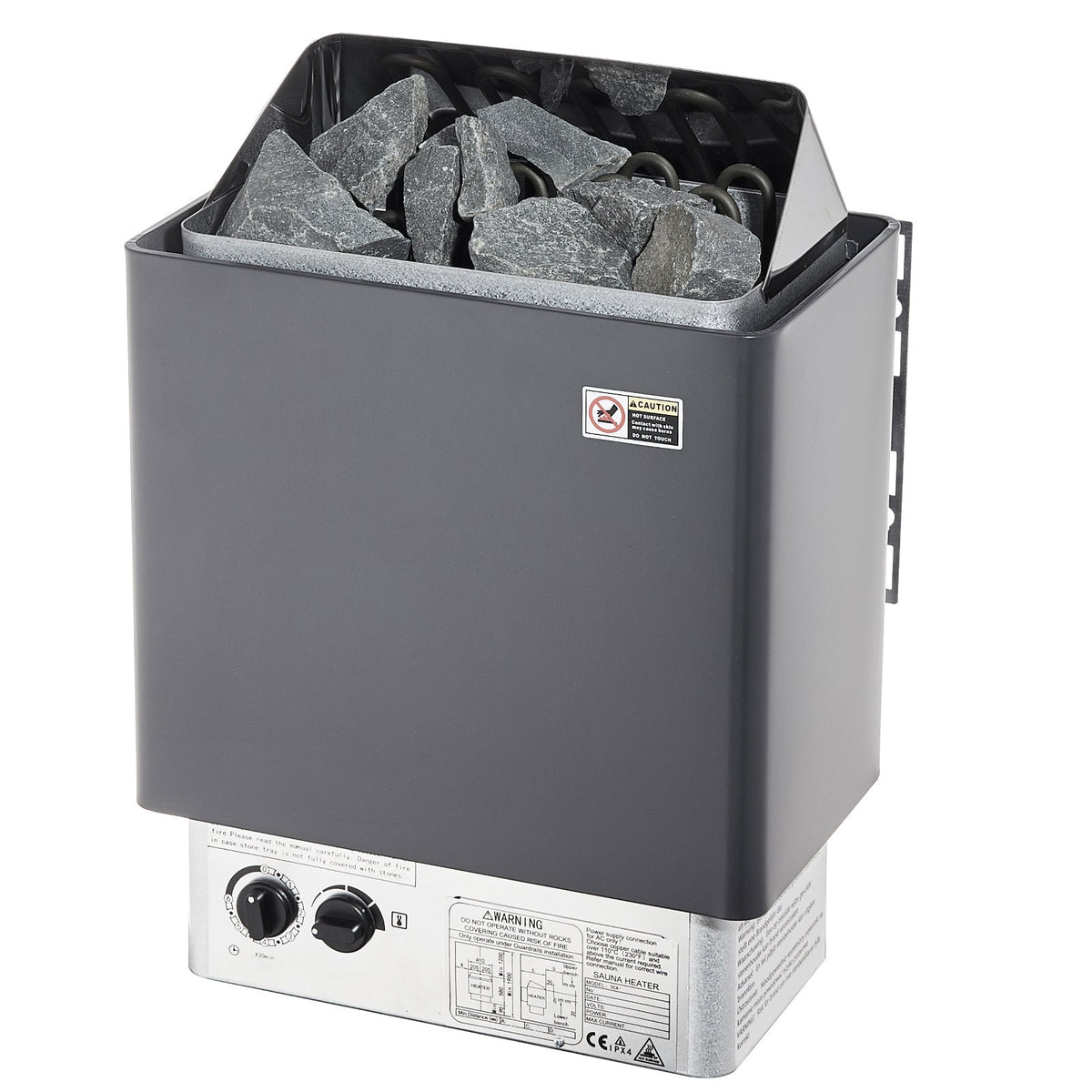 9 kW Electric Sauna Heater with Built-In Controls