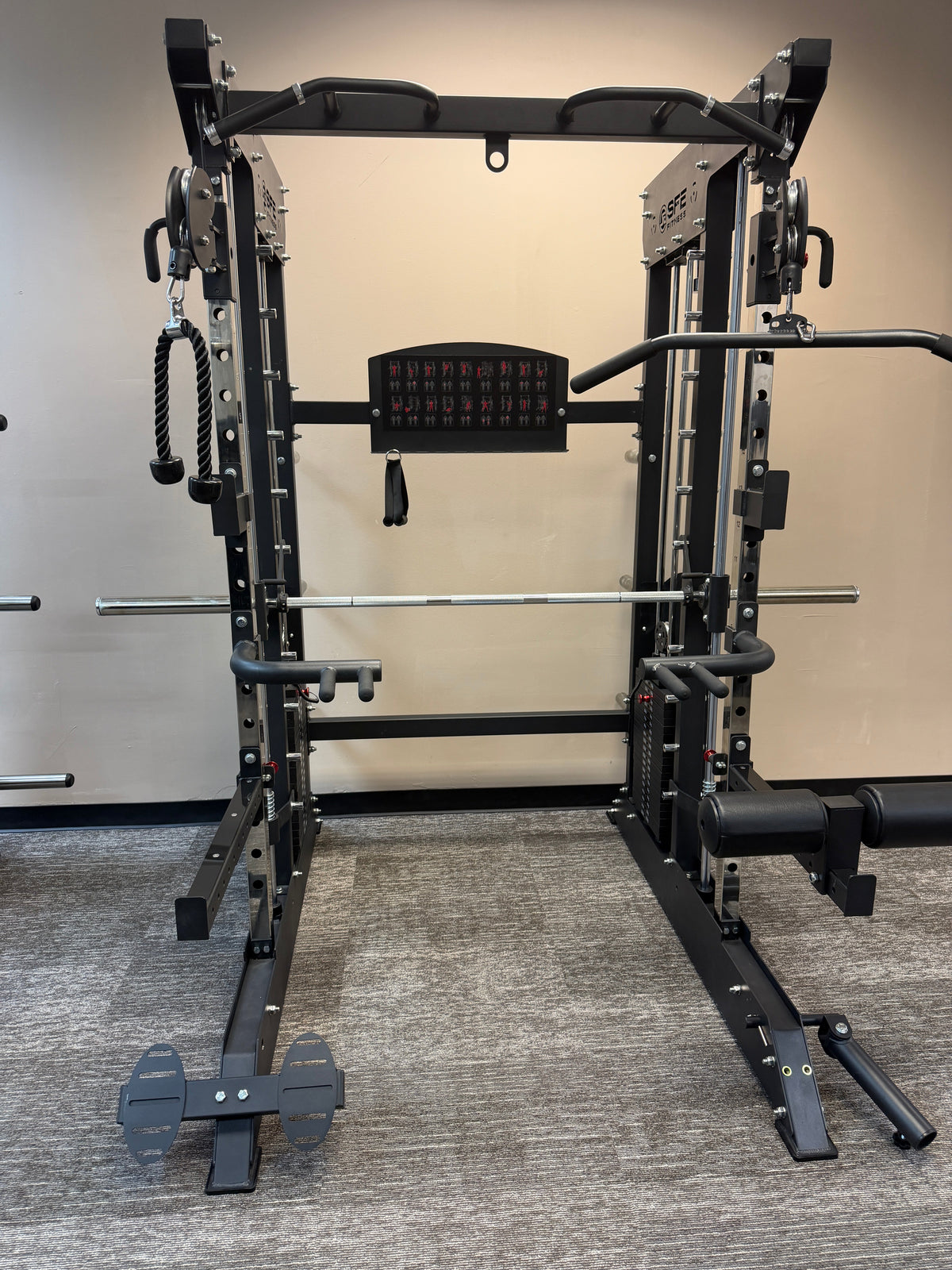 SFE All-in-One Home Gym with Smith Machine & Dual 220 lb Stacks