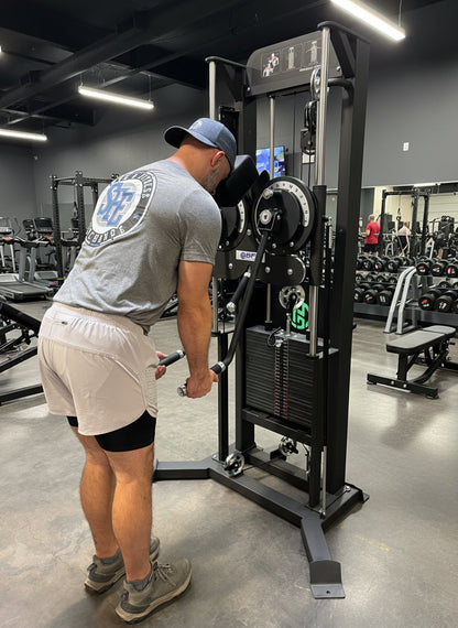 SFE Selectorized Standing Multi-Flight Shoulder & Chest Machine