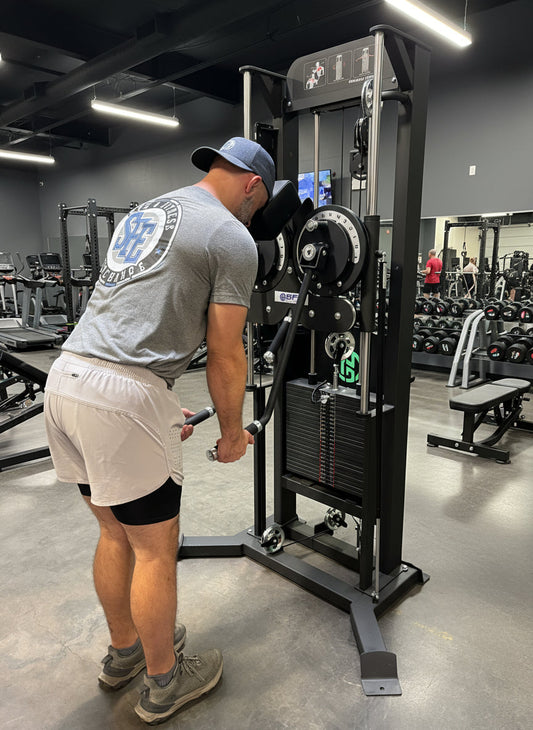 SFE Selectorized Standing Multi-Flight Shoulder & Chest Machine