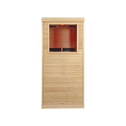 Canadian Hemlock 1-Person Far Infrared Sauna