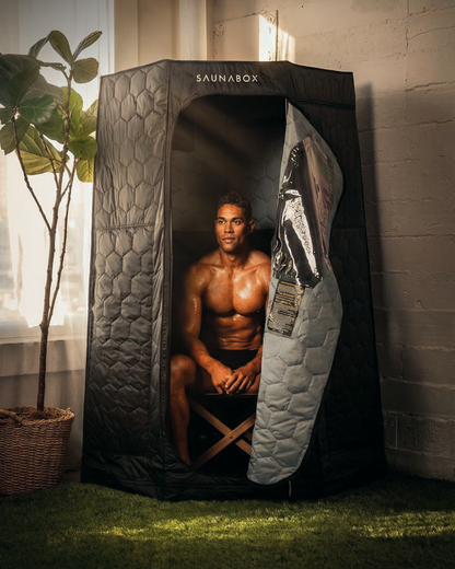 SaunaBox® Pulse PRO: Infrared Sauna with Red-light Therapy