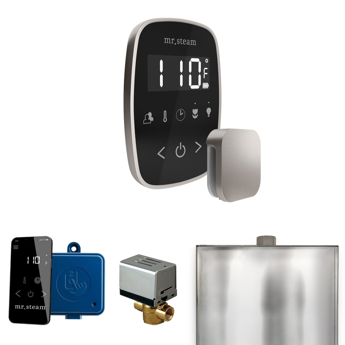 Mr. Steam ButlerFlex Steam Shower Control Package with TempoFlex Control and Aroma Steamhead
