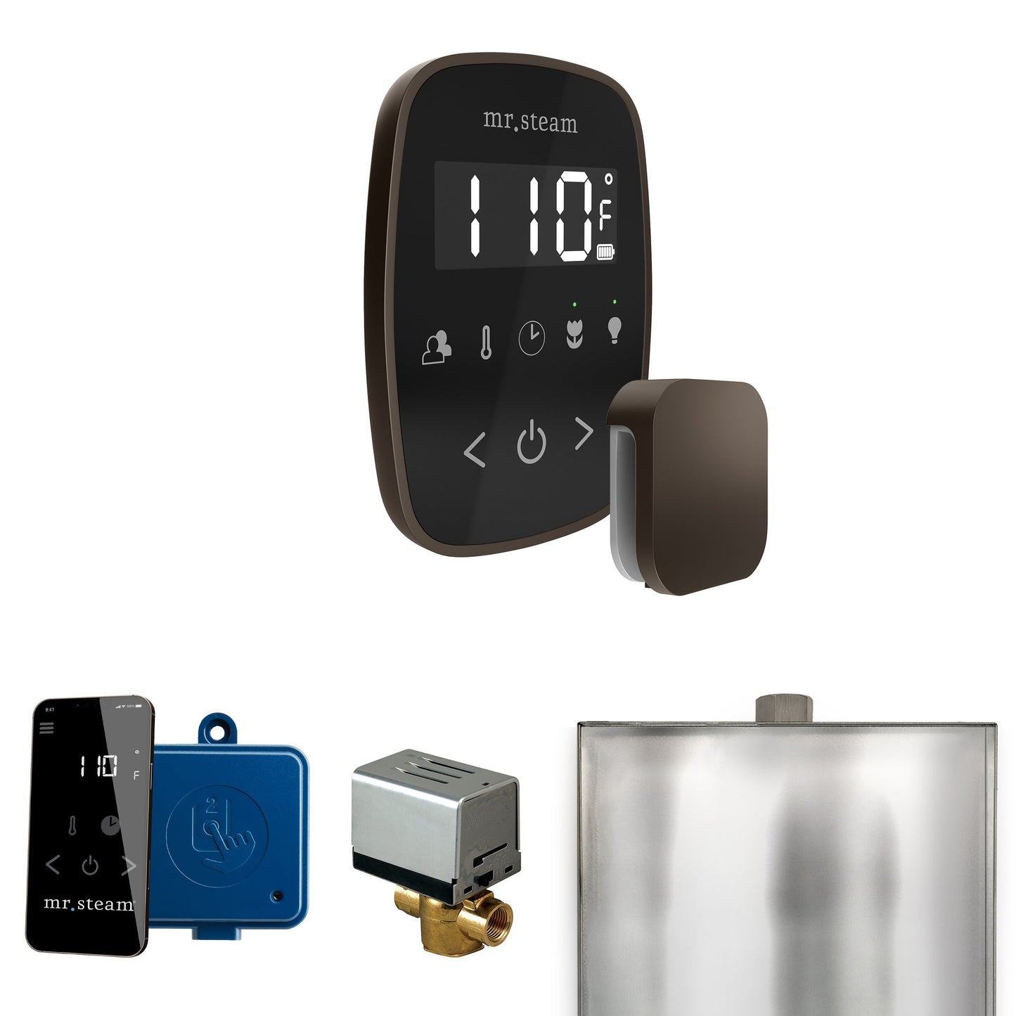 Mr. Steam ButlerFlex Steam Shower Control Package with TempoFlex Control and Aroma Steamhead