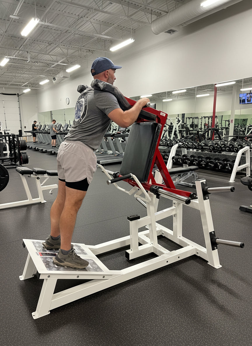 SFE Plate-Loaded Power Squat & Hack Squat Machine