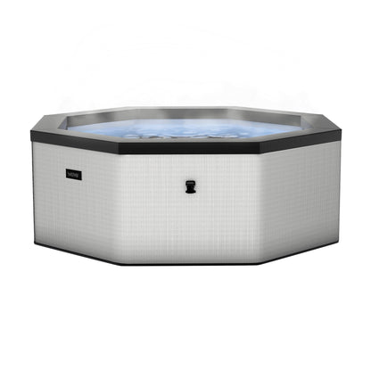 Como 6-Person Octagonal Foam Hot Tub with Built-In Heater
