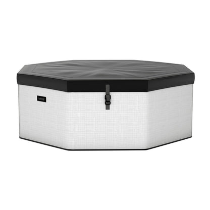 Como 6-Person Octagonal Foam Hot Tub with Built-In Heater