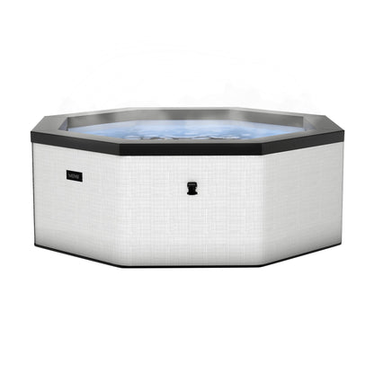 Como 6-Person Octagonal Foam Hot Tub with Built-In Heater