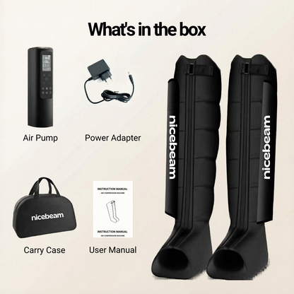 Nicebeam RecoveryFlow Compression Boots | Wireless Pneumatic Recovery