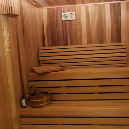 Carbon Smart Saunas - 3' x 4' x 8' - by Finnish Sauna Builders