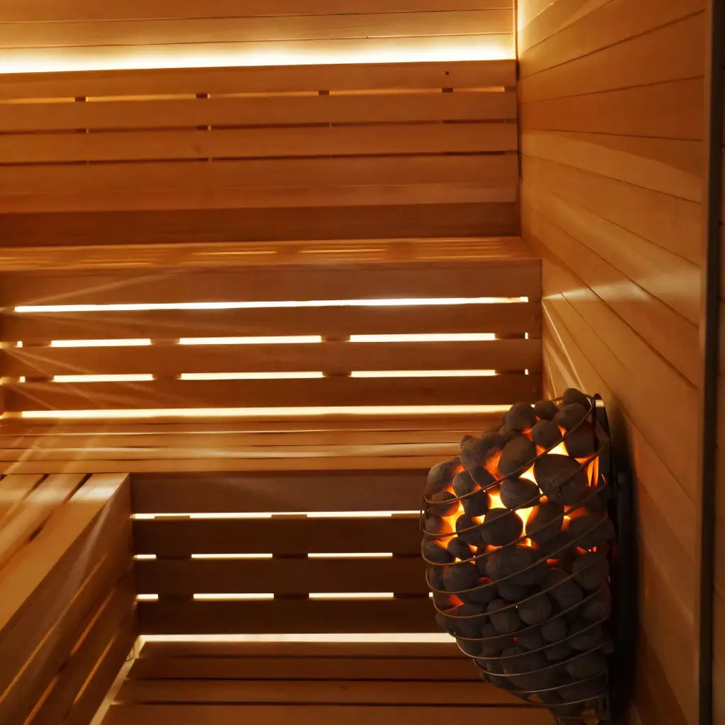 Carbon Smart Saunas - 3' x 4' x 8' - by Finnish Sauna Builders