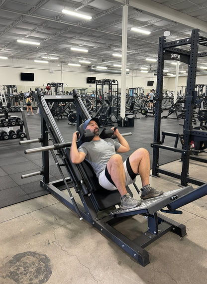 45° Plate-Loaded Leg Press & Hack Squat Combo Machine