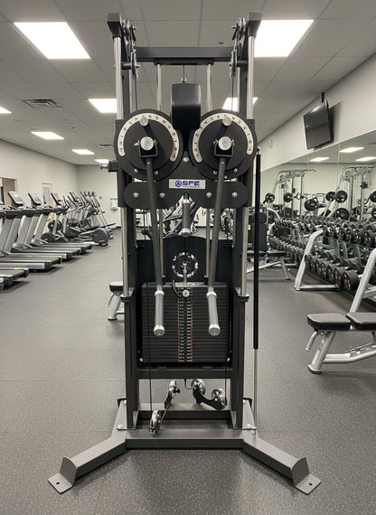 SFE Selectorized Standing Multi-Flight Shoulder & Chest Machine