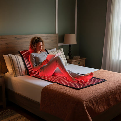 EnergyLounger Blanket – Full-Body Red & Infrared Light Therapy Blanket + FREE Travel carry case