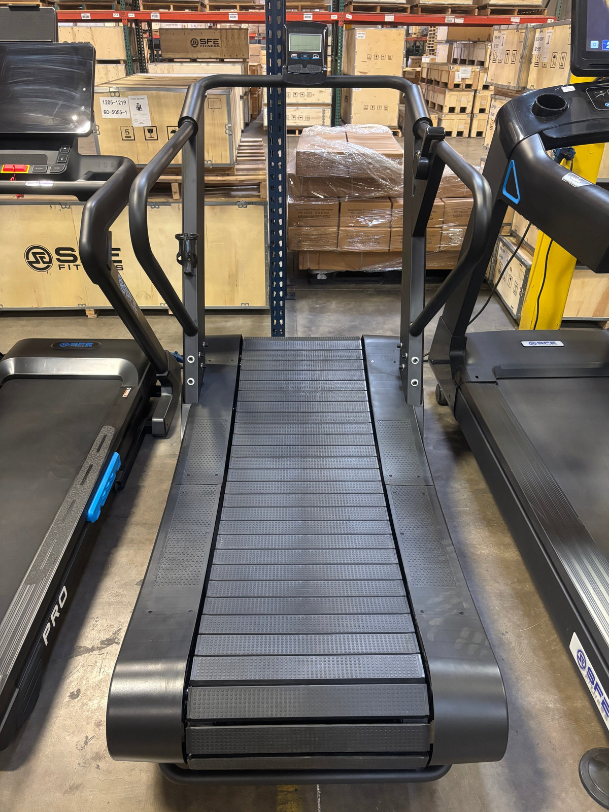 SFE Curved Air Runner Elite Pro Treadmill with Sled Push